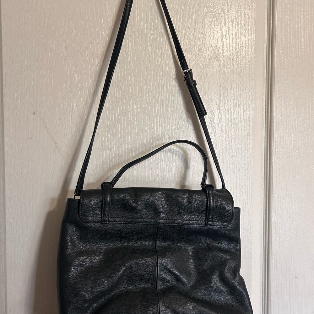 Kate Spade New York Bailey Street Bruna leather satchel in black - Picture 2 of 5
